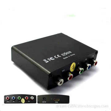 1080P HDMI to 5 RCA Component Converter